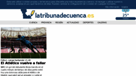 What Latribunadecuenca.es website looked like in 2018 (5 years ago)