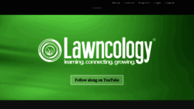 What Lawncology.com website looked like in 2018 (5 years ago)