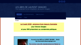 What Lesamisdelaurentgbagbo.com website looked like in 2018 (5 years ago)