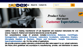 What Labdex.com website looked like in 2018 (5 years ago)