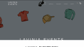 What Laviniaevents.com website looked like in 2018 (5 years ago)