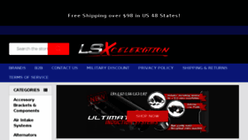 What Lsxceleration.com website looked like in 2018 (5 years ago)