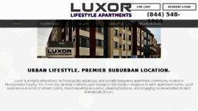 What Luxorapartments.com website looked like in 2018 (5 years ago)