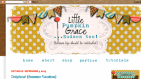 What Littlepumpkingrace.com website looked like in 2018 (5 years ago)