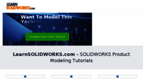 What Learnsolidworks.com website looked like in 2018 (5 years ago)