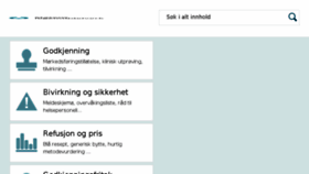 What Legemiddelverket.no website looked like in 2018 (7 years ago)