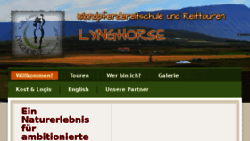 What Lynghorse.com website looked like in 2018 (5 years ago)