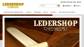 What Lederwerkzeugladen-chiemgau.de website looked like in 2018 (5 years ago)