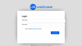 What Lead2lease.com website looked like in 2018 (5 years ago)