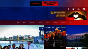 What Live95fm.ie website looked like in 2018 (7 years ago)