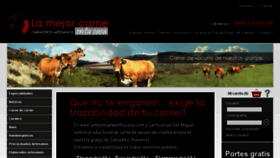 What Lamejorcarneentucasa.com website looked like in 2018 (5 years ago)