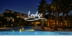 What Lodgeatlakecrest.com website looked like in 2018 (5 years ago)