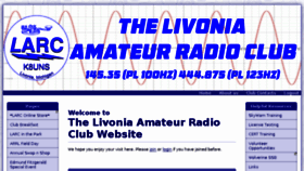 What Livoniaarc.com website looked like in 2018 (5 years ago)