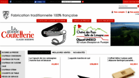 What Lagrandecoutellerie.fr website looked like in 2018 (5 years ago)