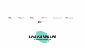 What Loveourreallife.com website looked like in 2018 (5 years ago)