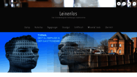 What Leinenlos-blog.de website looked like in 2018 (5 years ago)