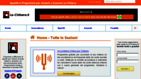 What La-chitarra.it website looked like in 2018 (5 years ago)