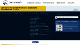 What Lescuristes.fr website looked like in 2018 (5 years ago)
