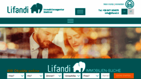 What Lifandi.it website looked like in 2018 (5 years ago)
