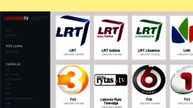 What Lietuviskatv.eu website looked like in 2018 (5 years ago)
