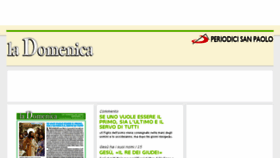 What La-domenica.it website looked like in 2018 (5 years ago)