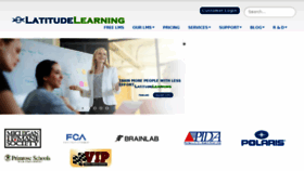 What Latitudelearning.com website looked like in 2018 (5 years ago)