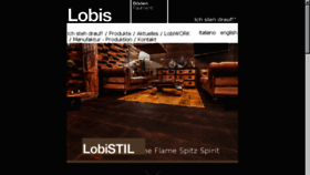 What Lobis.biz website looked like in 2018 (5 years ago)