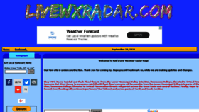 What Livewxradar.com website looked like in 2018 (5 years ago)