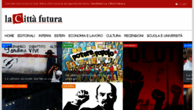 What Lacittafutura.it website looked like in 2018 (5 years ago)