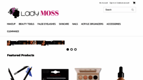 What Ladymoss.com website looked like in 2018 (5 years ago)