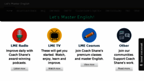 What Letsmasterenglish.com website looked like in 2018 (5 years ago)