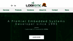What Logisync.com website looked like in 2018 (5 years ago)