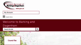 What Lbbd.gov.uk website looked like in 2018 (5 years ago)