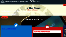 What Liberty.k12.mo.us website looked like in 2018 (5 years ago)
