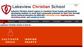 What Lakeviewchristian.net website looked like in 2018 (5 years ago)
