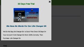 What Lifechangerea.com website looked like in 2018 (5 years ago)