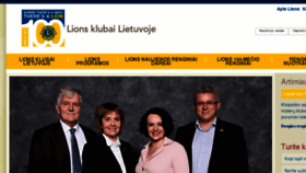 What Lionsclubs.lt website looked like in 2018 (6 years ago)