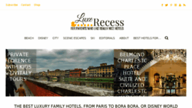 What Luxerecess.com website looked like in 2018 (5 years ago)
