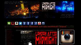 What Londonaftermidnight.com website looked like in 2018 (5 years ago)