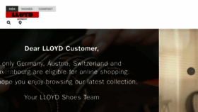 What Lloyd.com website looked like in 2018 (5 years ago)