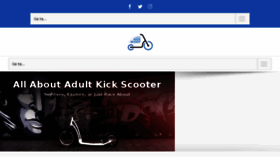 What Letskickscoot.com website looked like in 2018 (5 years ago)