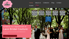 What Lacebridalcouture.com website looked like in 2018 (5 years ago)