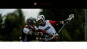 What Legacyglobalsports.com website looked like in 2018 (7 years ago)