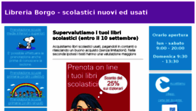 What Libreriaborgo.it website looked like in 2018 (5 years ago)