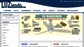 What Luziendo.com website looked like in 2018 (5 years ago)