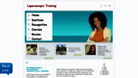 What Laparoscopictrainingcentre.com website looked like in 2018 (5 years ago)