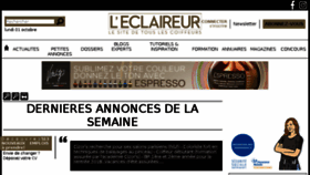 What Leclaireur-coiffeurs.com website looked like in 2018 (5 years ago)