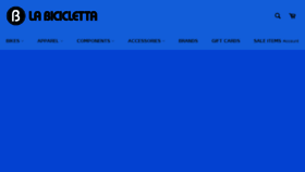 What Labicicletta.com website looked like in 2018 (7 years ago)