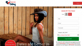 What Lonestardating.com website looked like in 2018 (5 years ago)
