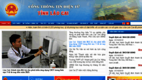 What Laocai.gov.vn website looked like in 2018 (5 years ago)